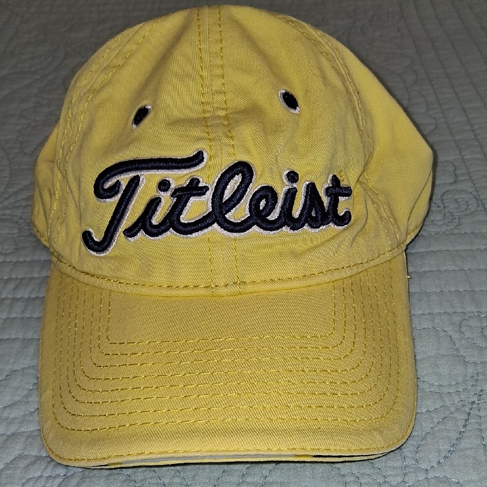 Titleist Yellow Baseball Cap,NWOT